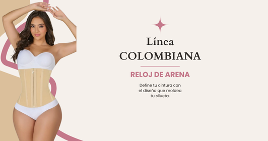 Línea de fajas Colombianas Reloj de Arena MYD