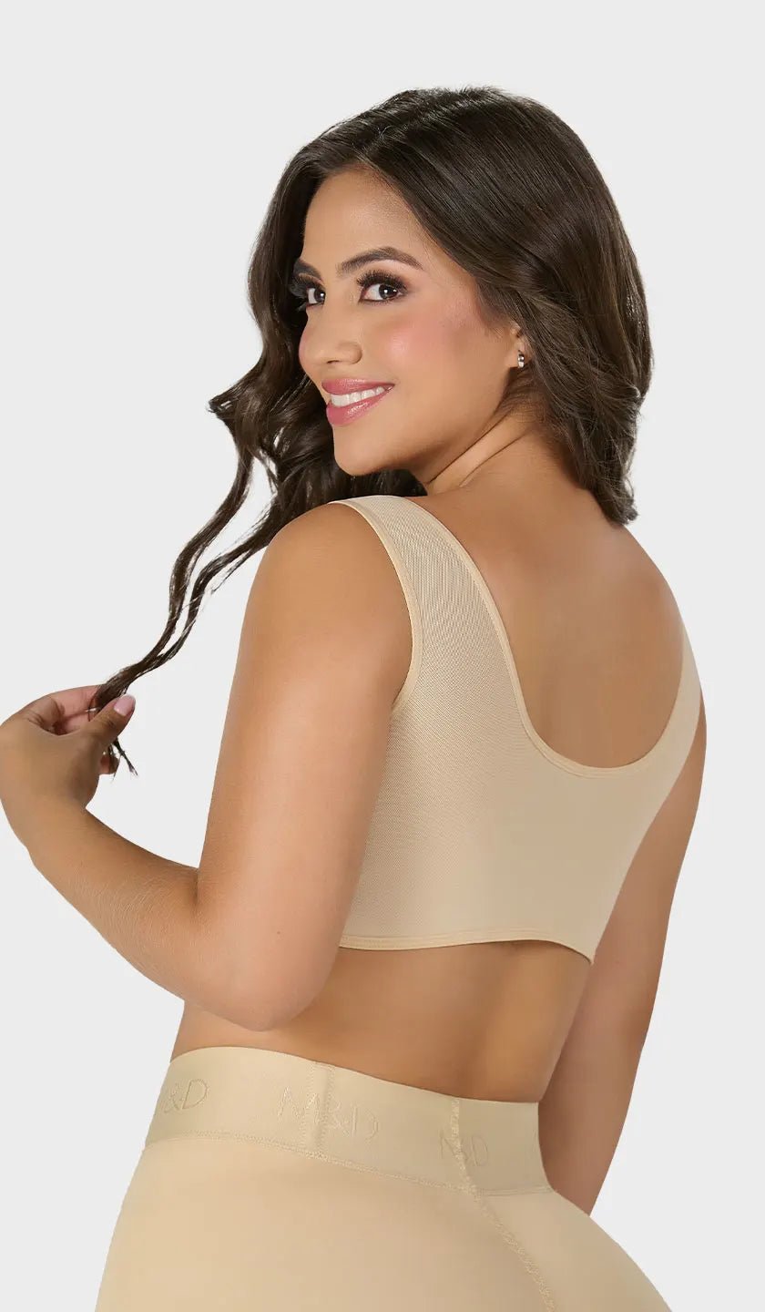 Brasier colombiano B-0016 con espalda cubierta y ganchos de 2 niveles. Ordena hoy con envío a todo México
