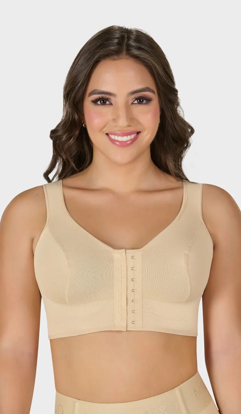 Brasier colombiano B-0016 con espalda cubierta y ganchos de 2 niveles. Ordena hoy con envío a todo México